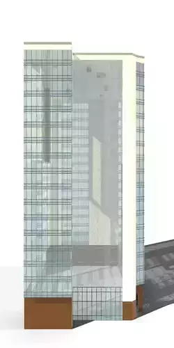 Big Apartment Building 3D model Big Apartment Building 3D model