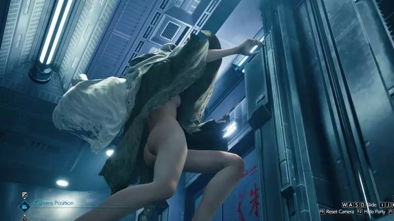 Final Fantasy VII Remake Intergrade Yuffie nude MOD 3D model_8