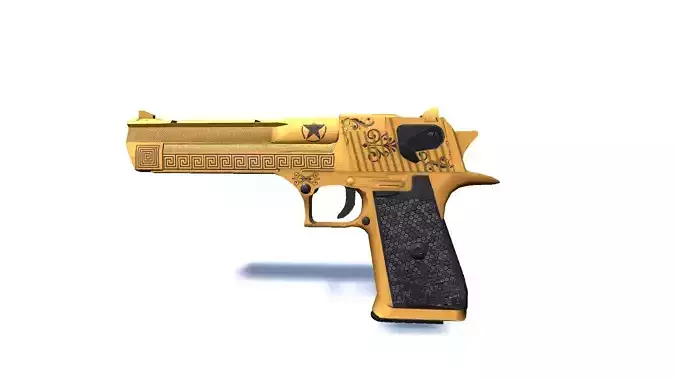 M1911 Pistol Game-Ready skin Low-poly 3D model