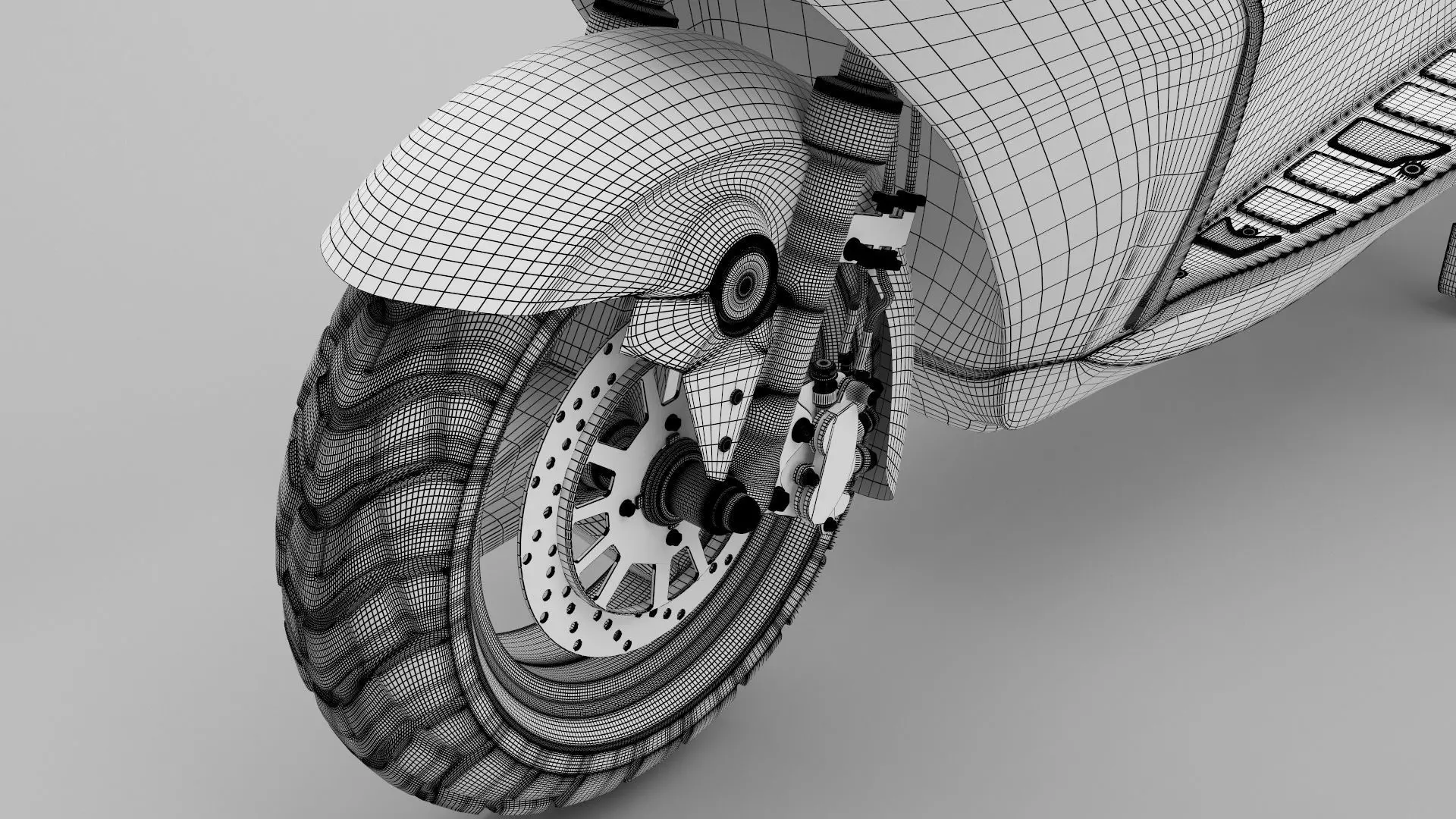 Delivery Scooter 3D model_10