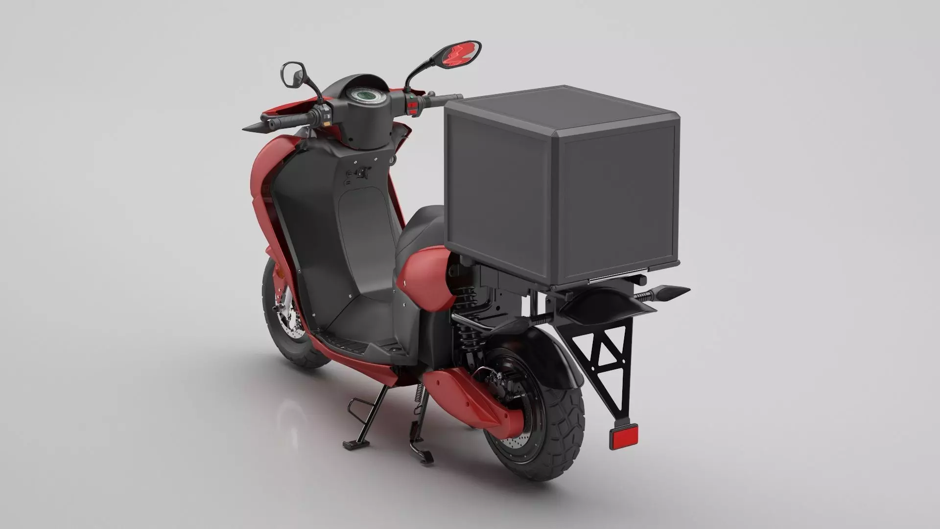 Delivery Scooter 3D model_1