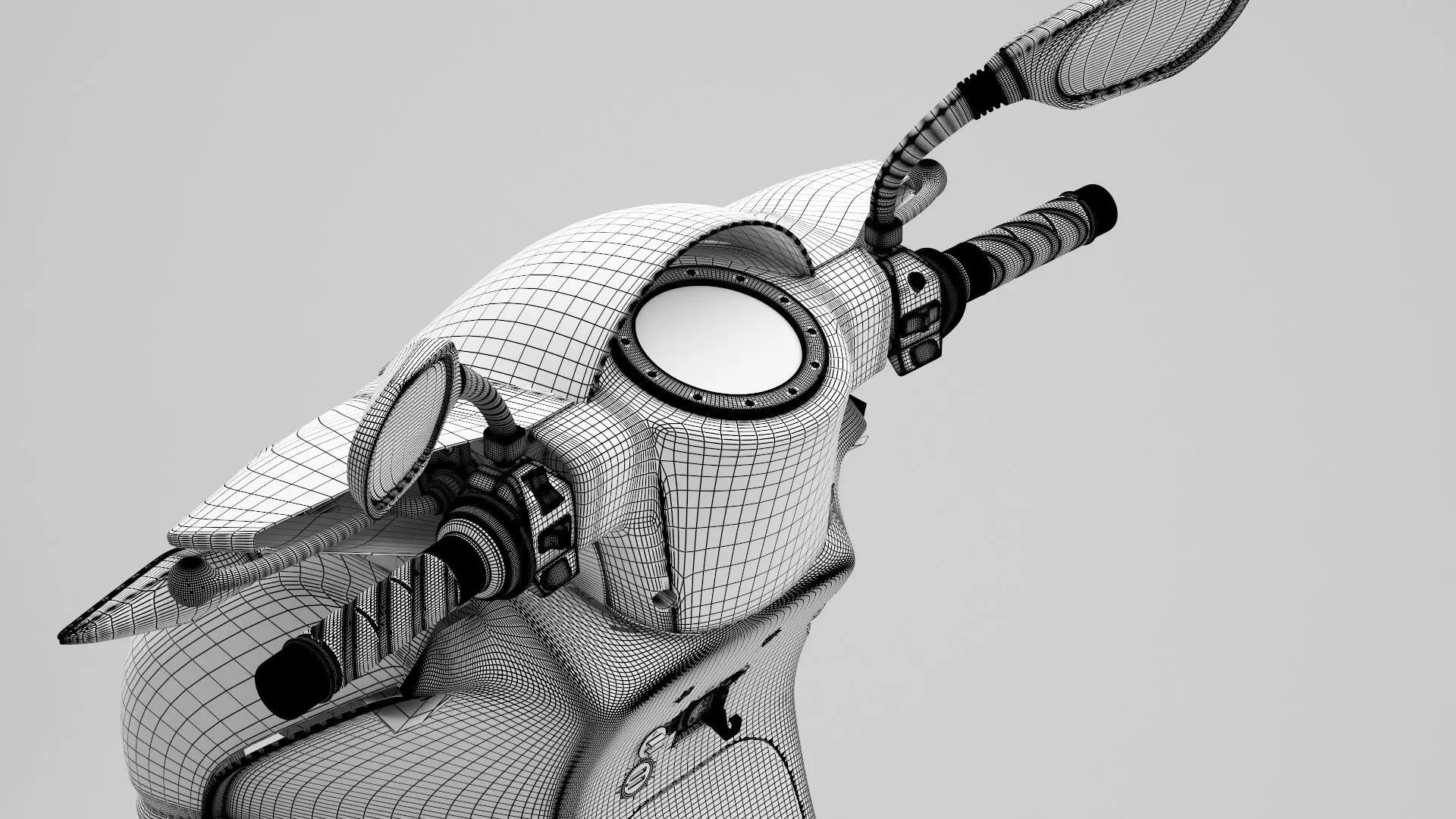 Delivery Scooter 3D model_11