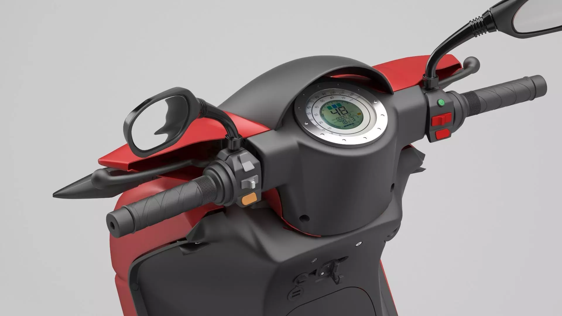 Delivery Scooter 3D model_3