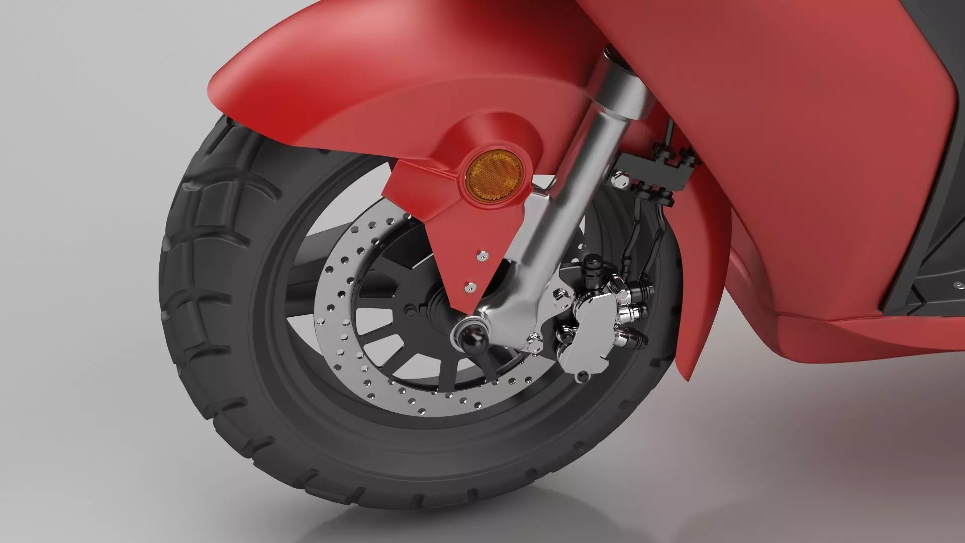 Delivery Scooter 3D model_5