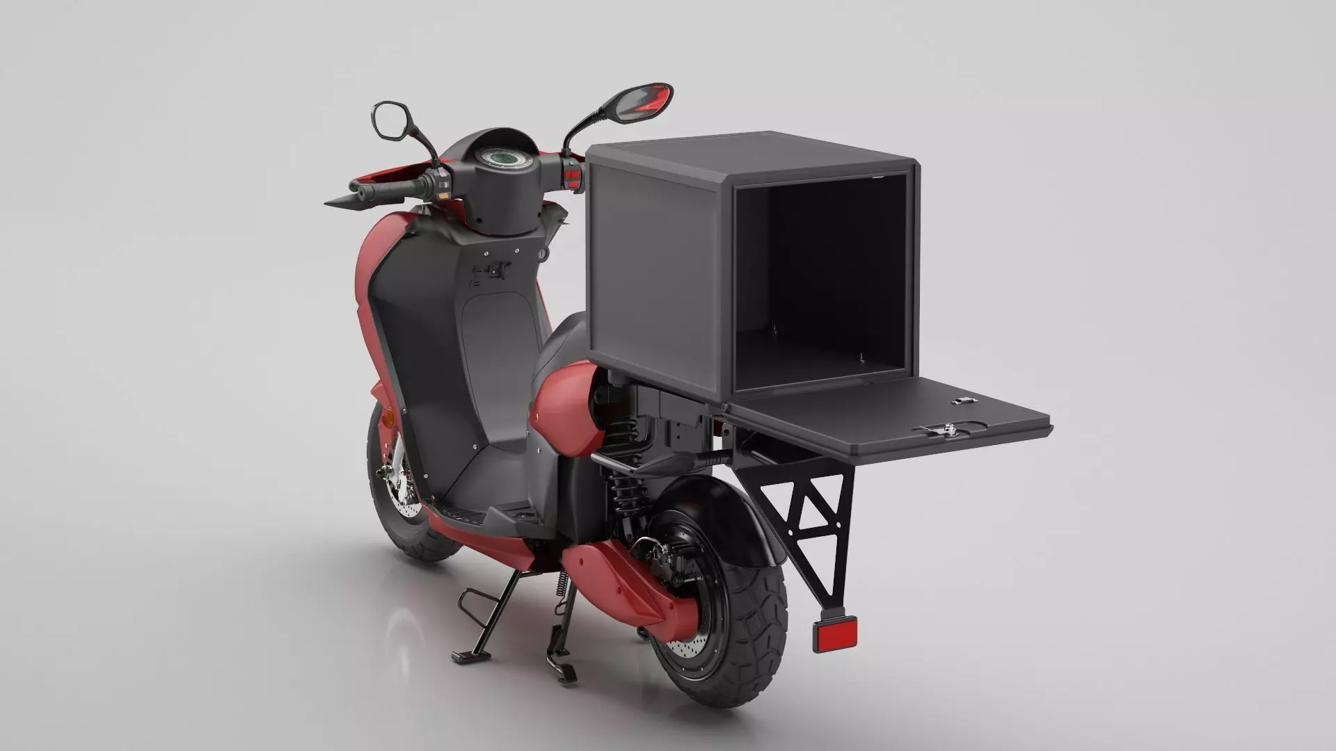 Delivery Scooter 3D model_6