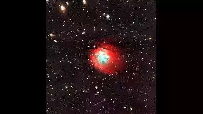 Abell 35 3D model
