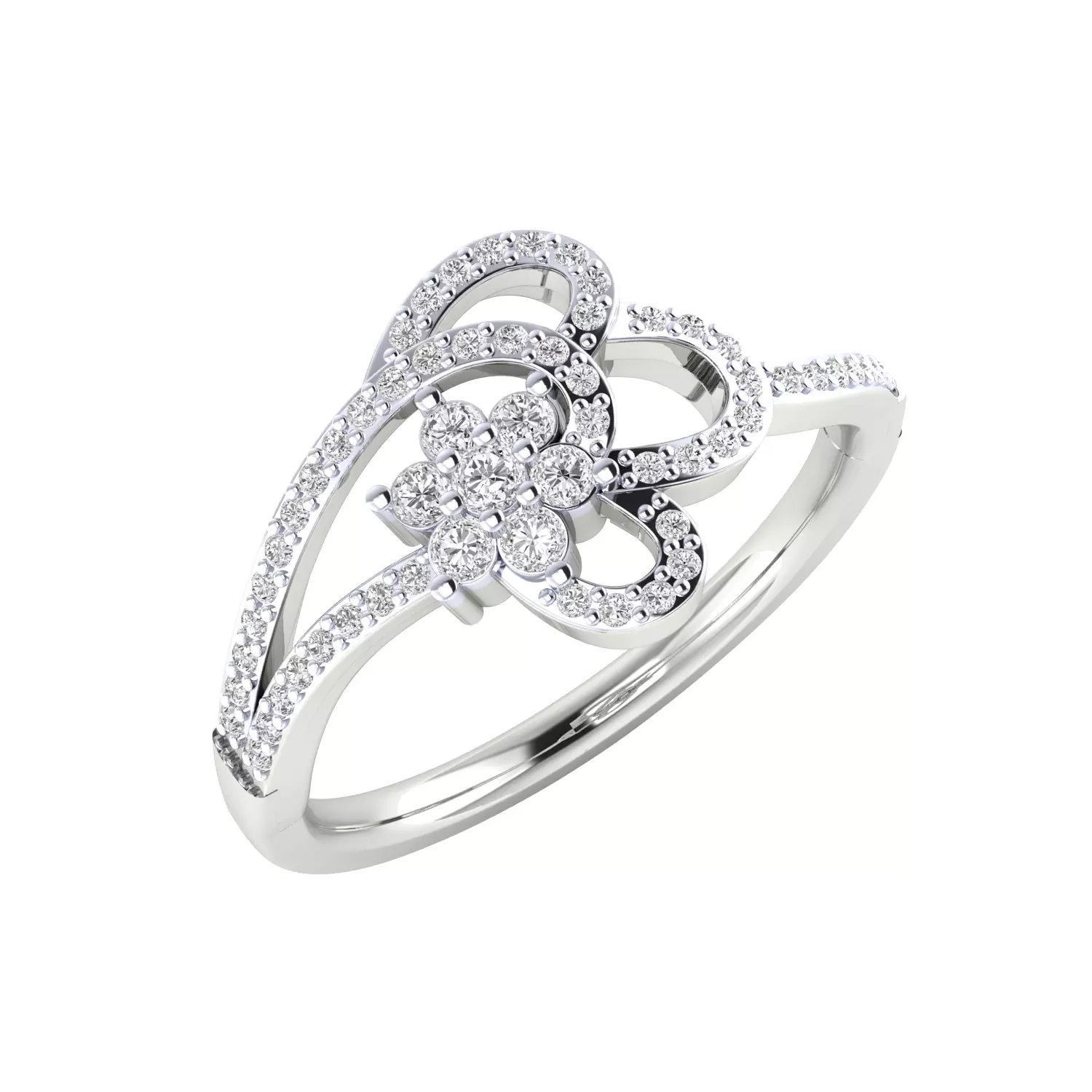 Women Ring Render 3dm STL MTL SLC JCD OBJ FBX Details 3D print model_4