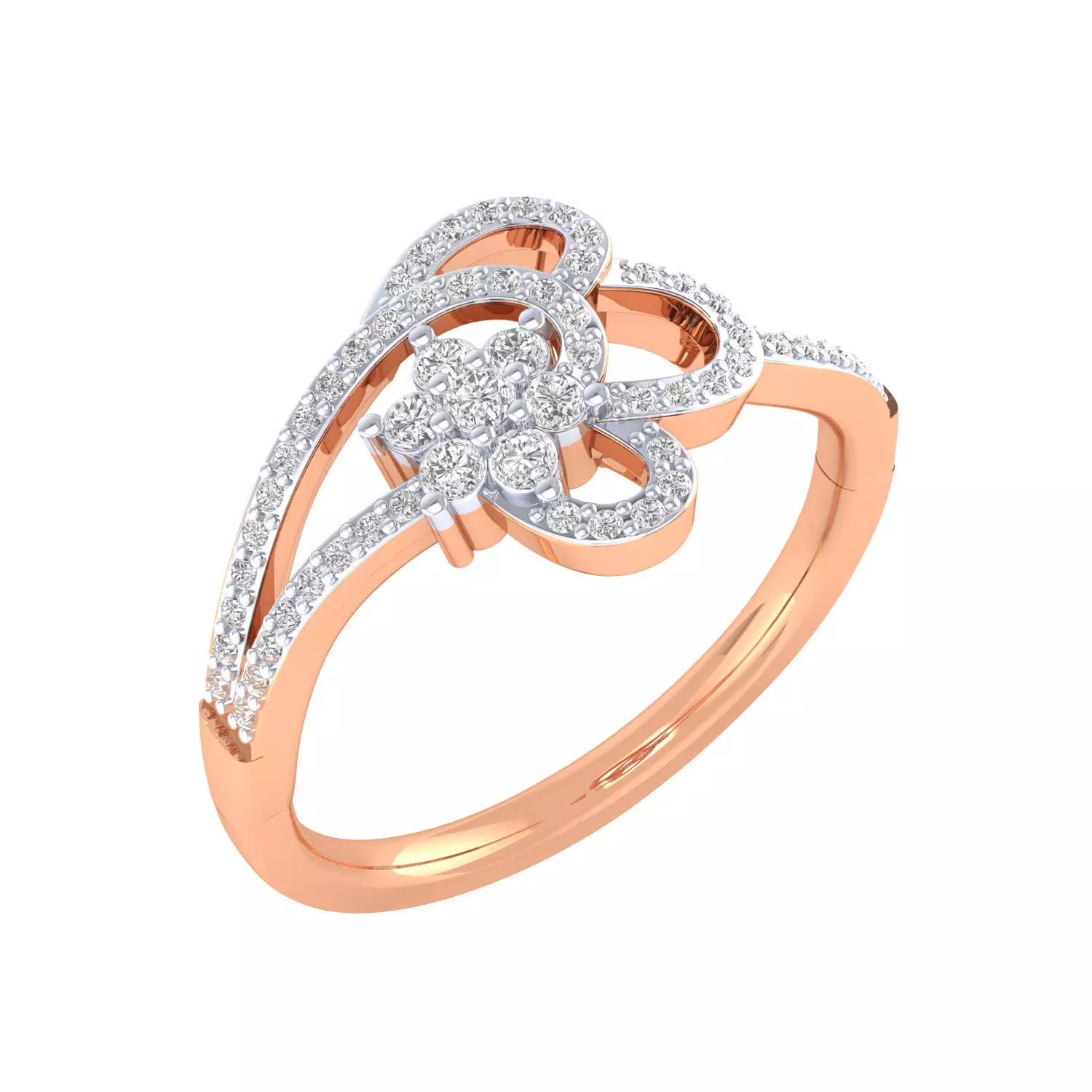 Women Ring Render 3dm STL MTL SLC JCD OBJ FBX Details 3D print model_1