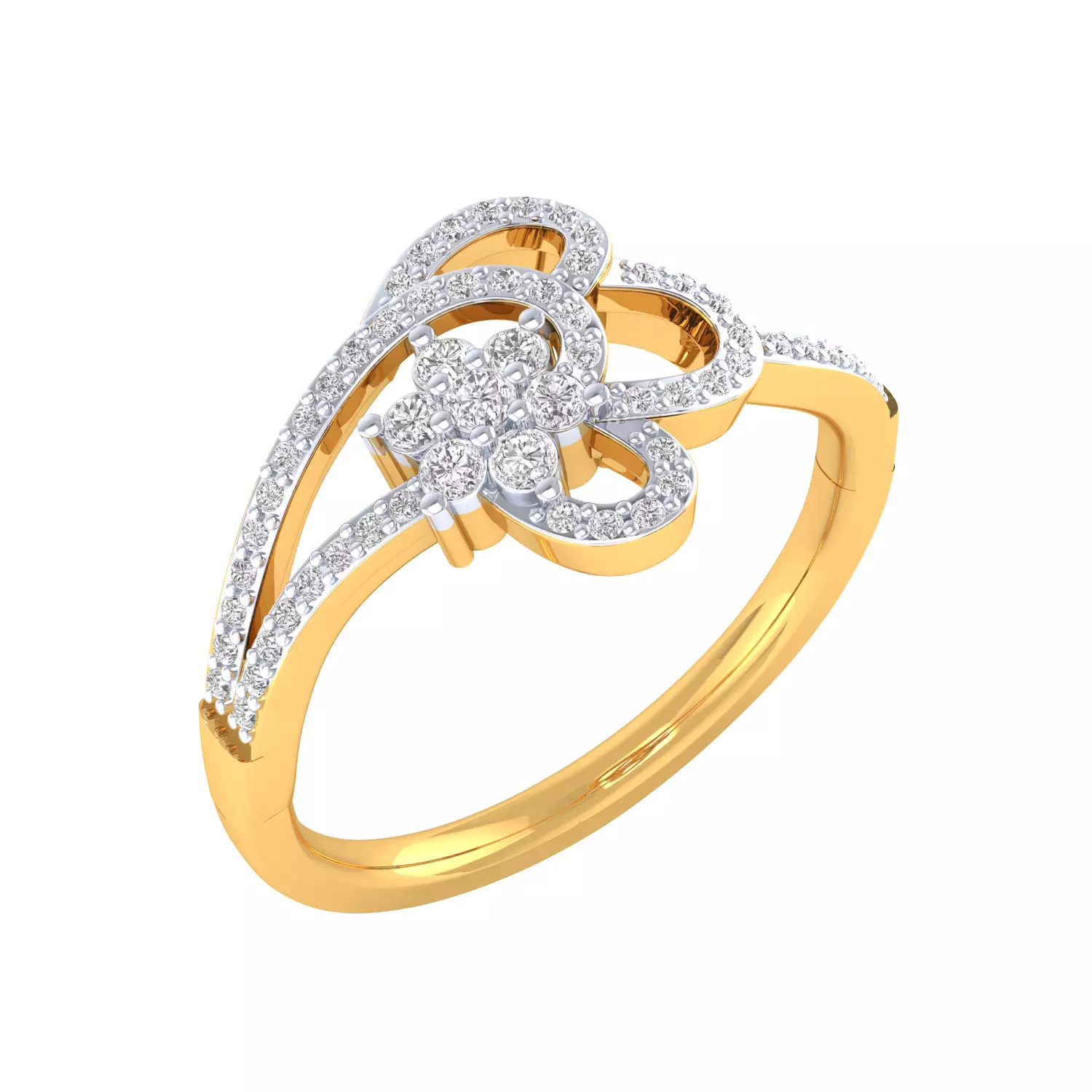 Women Ring Render 3dm STL MTL SLC JCD OBJ FBX Details 3D print model_0
