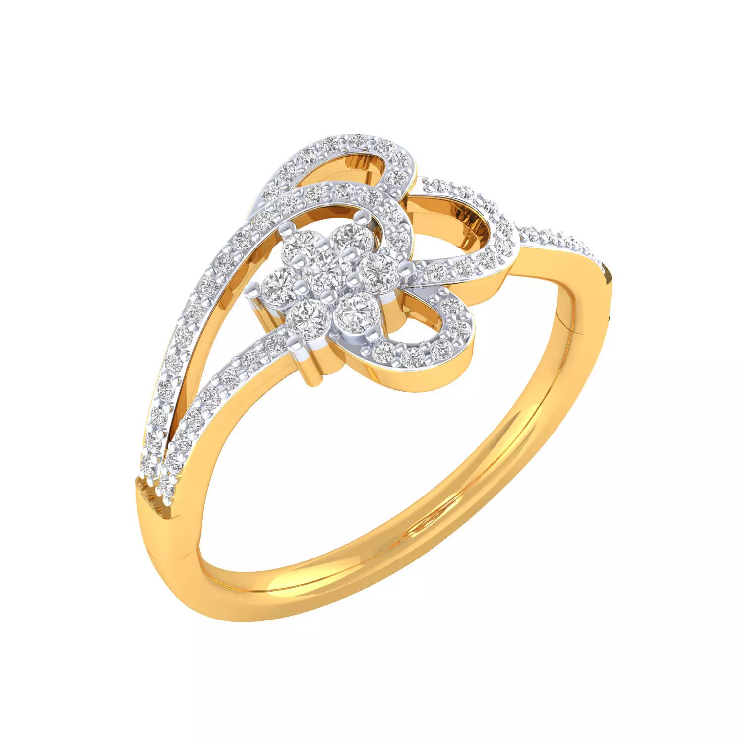 Women Ring Render 3dm STL MTL SLC JCD OBJ FBX Details 3D print model_5