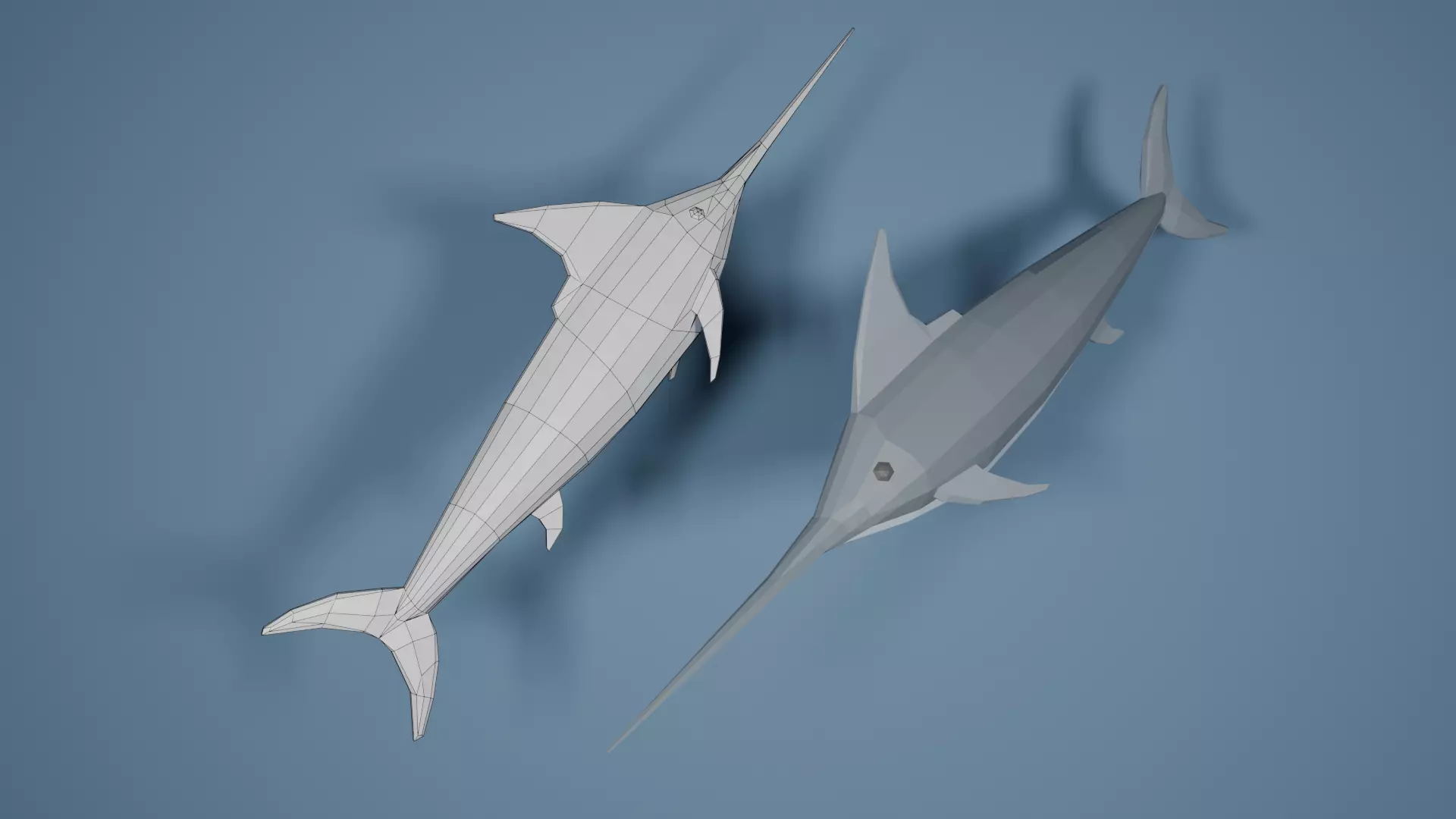 Low Poly Fishing Pack Low-poly 3D model_8