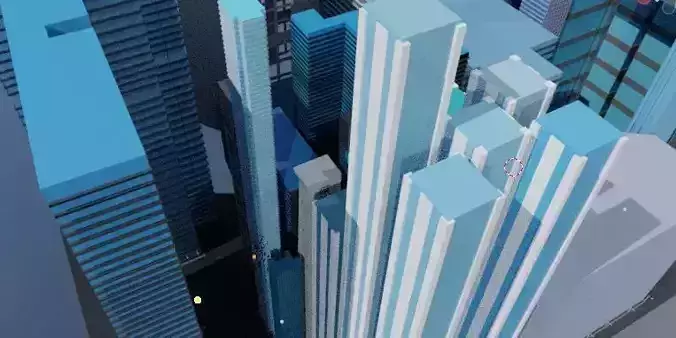 The futuristic city for a Avengers movie  3D model