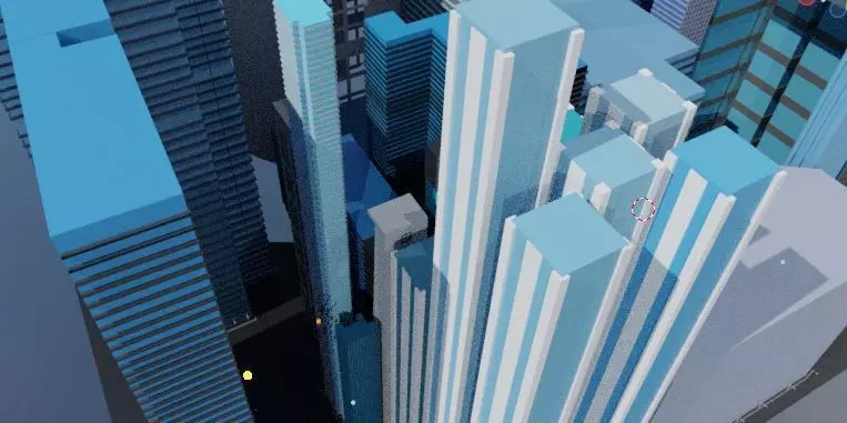 The futuristic city for a Avengers movie  3D model_0