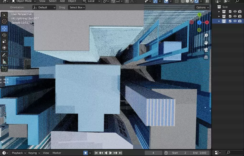 The futuristic city for a Avengers movie  3D model_18