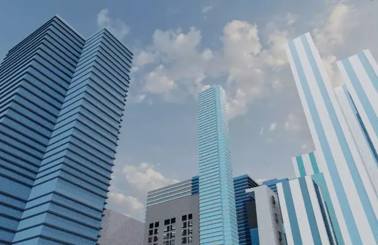 The futuristic city for a Avengers movie  3D model_23