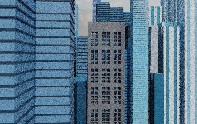 The futuristic city for a Avengers movie  3D model_2