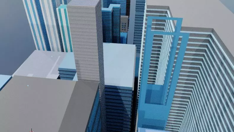 The futuristic city for a Avengers movie  3D model_4