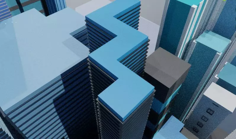 The futuristic city for a Avengers movie  3D model_21