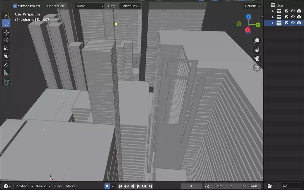 The futuristic city for a Avengers movie  3D model_28