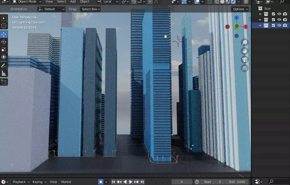The futuristic city for a Avengers movie  3D model_11