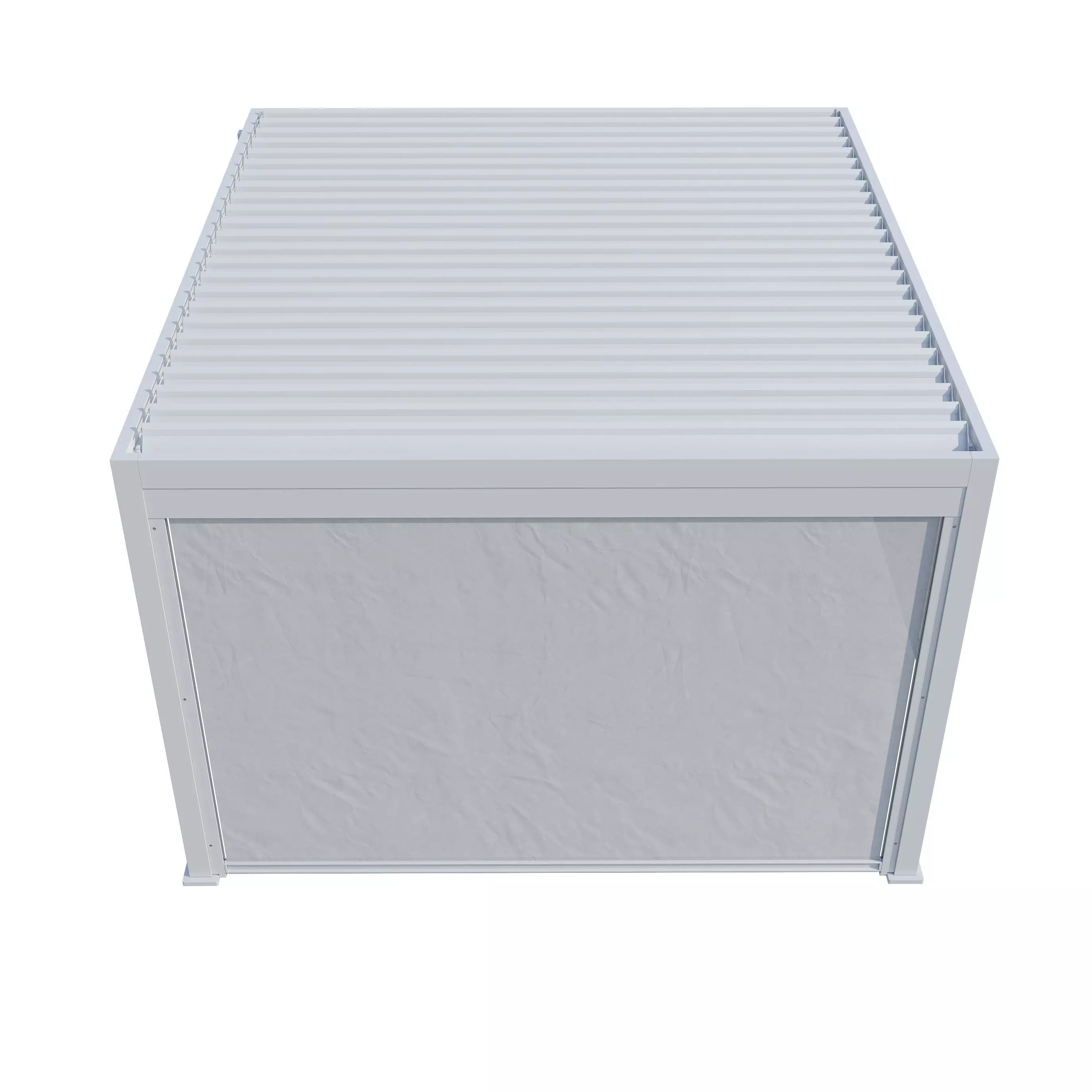 Canopy gazebo Alvaro white 3D model_13