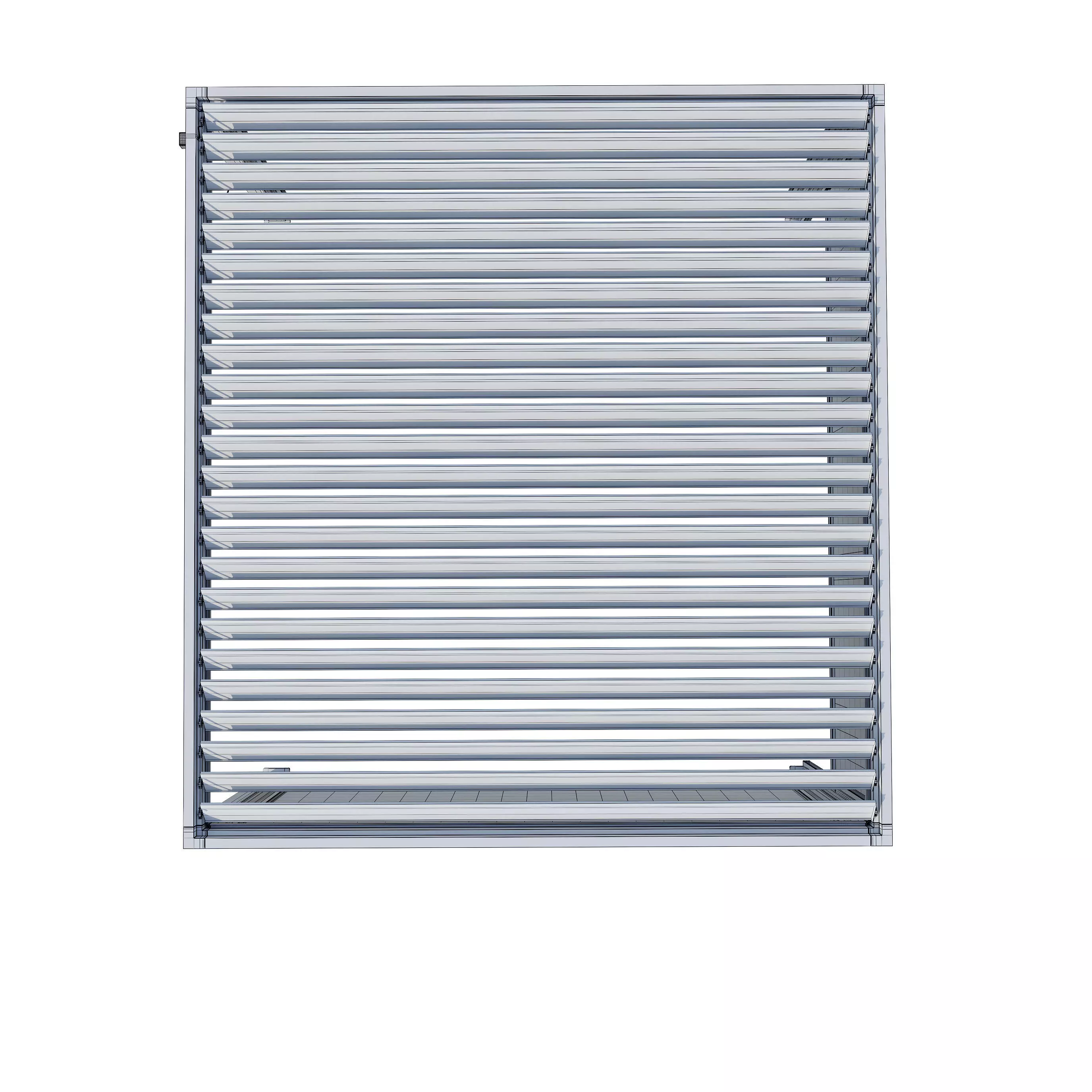 Canopy gazebo Alvaro white 3D model_30