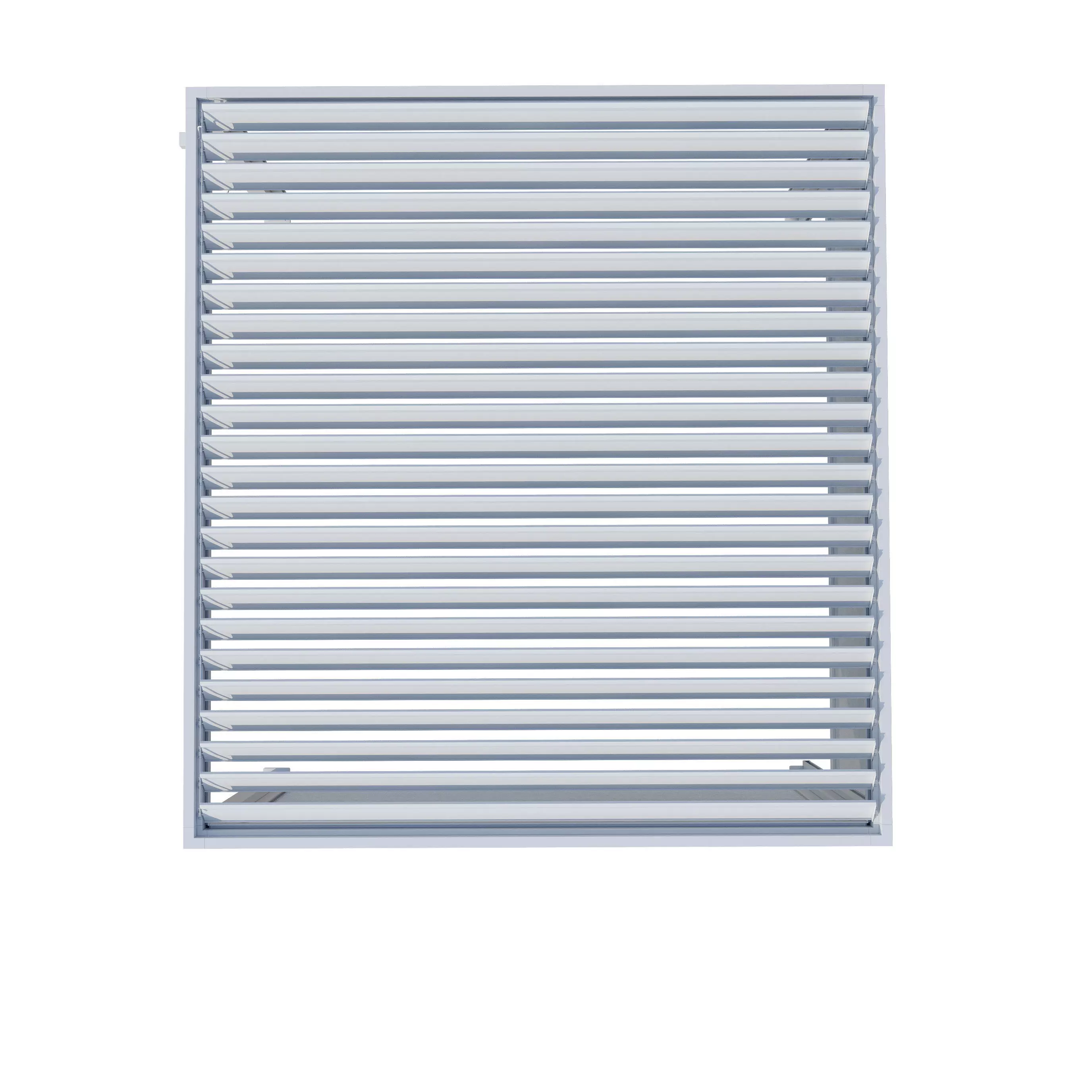 Canopy gazebo Alvaro white 3D model_21