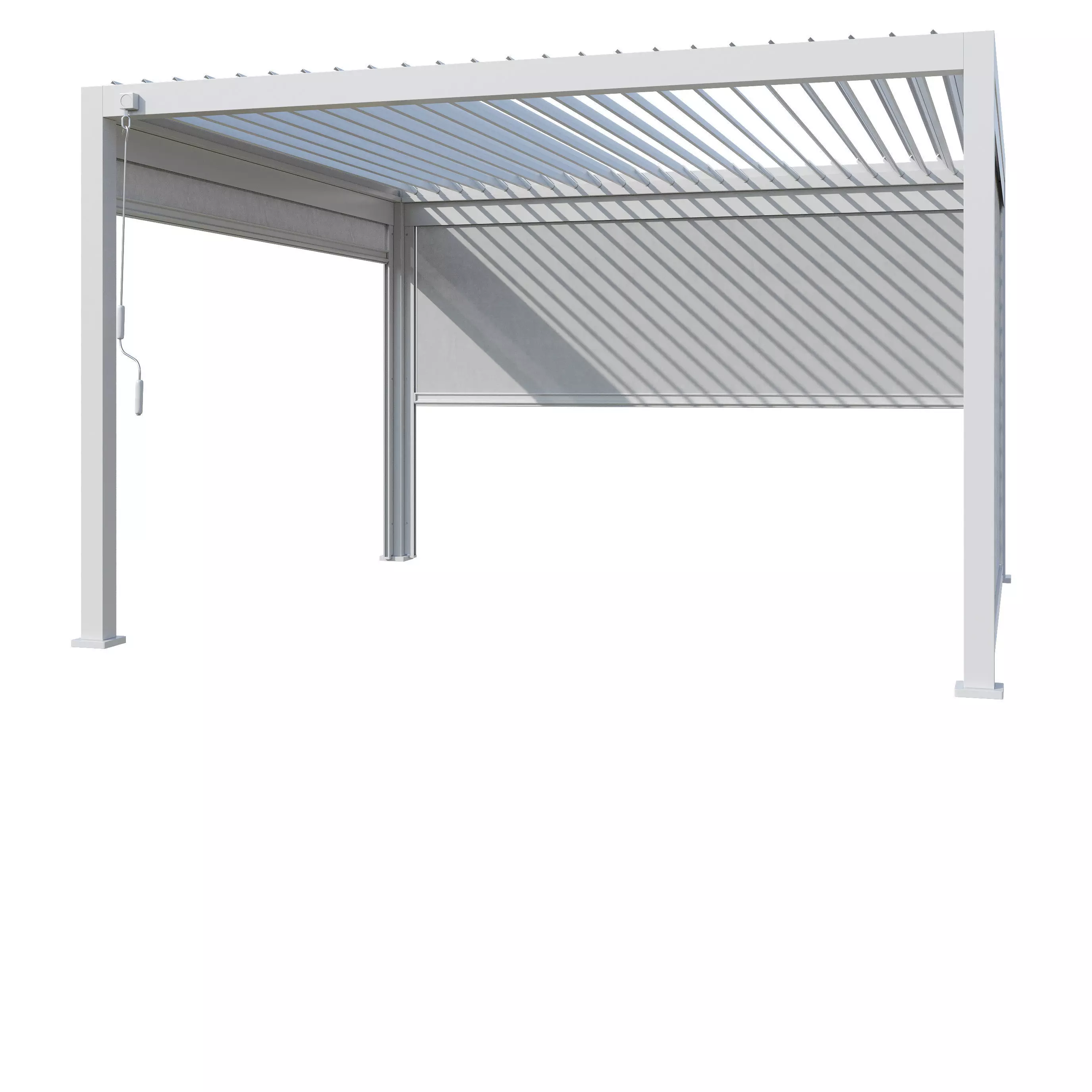 Canopy gazebo Alvaro white 3D model_16