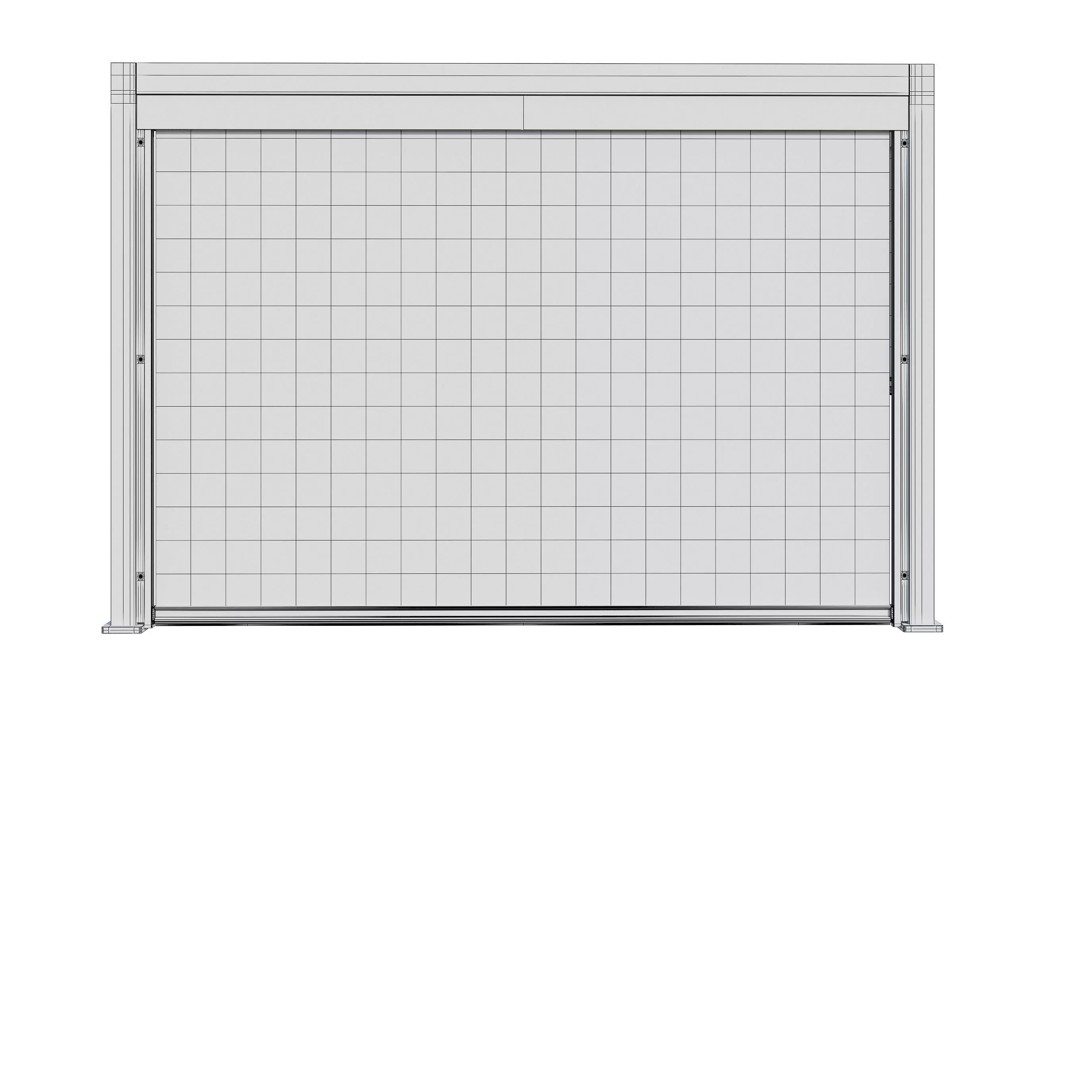 Canopy gazebo Alvaro white 3D model_23