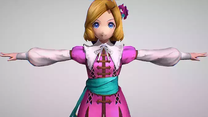 Maria Renard - Noble Rose - Castlevania - All 8 Skins Included