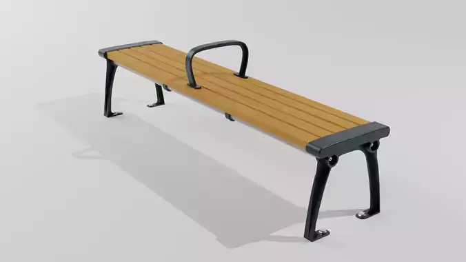 Japanese public bench type A