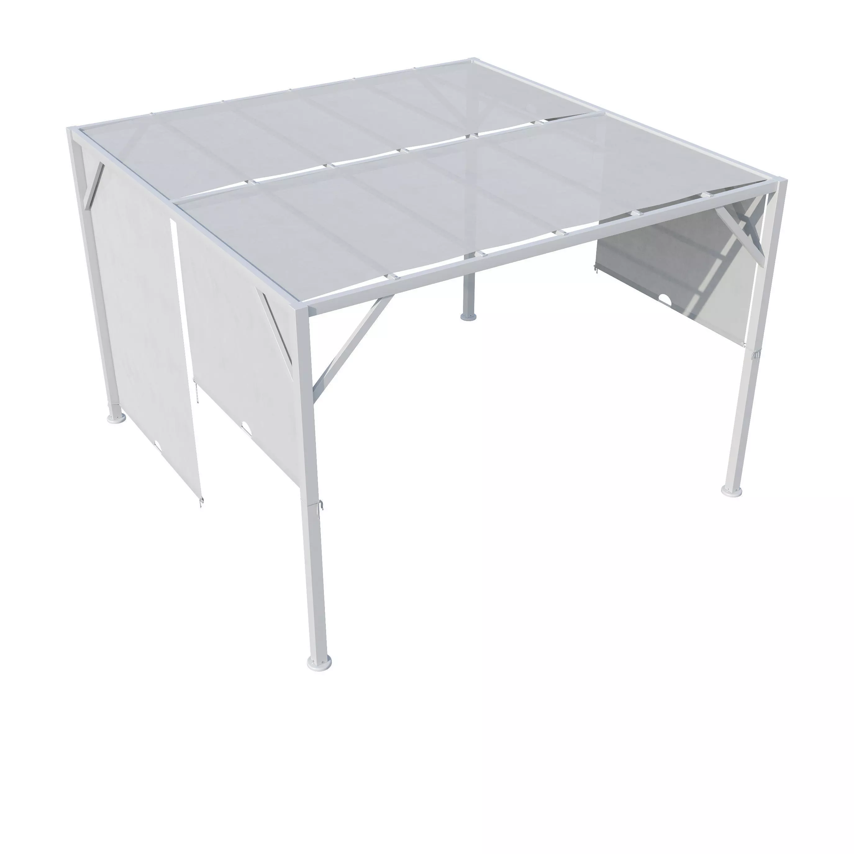 Canopy gazebo gazebo Santorini 3D model_9