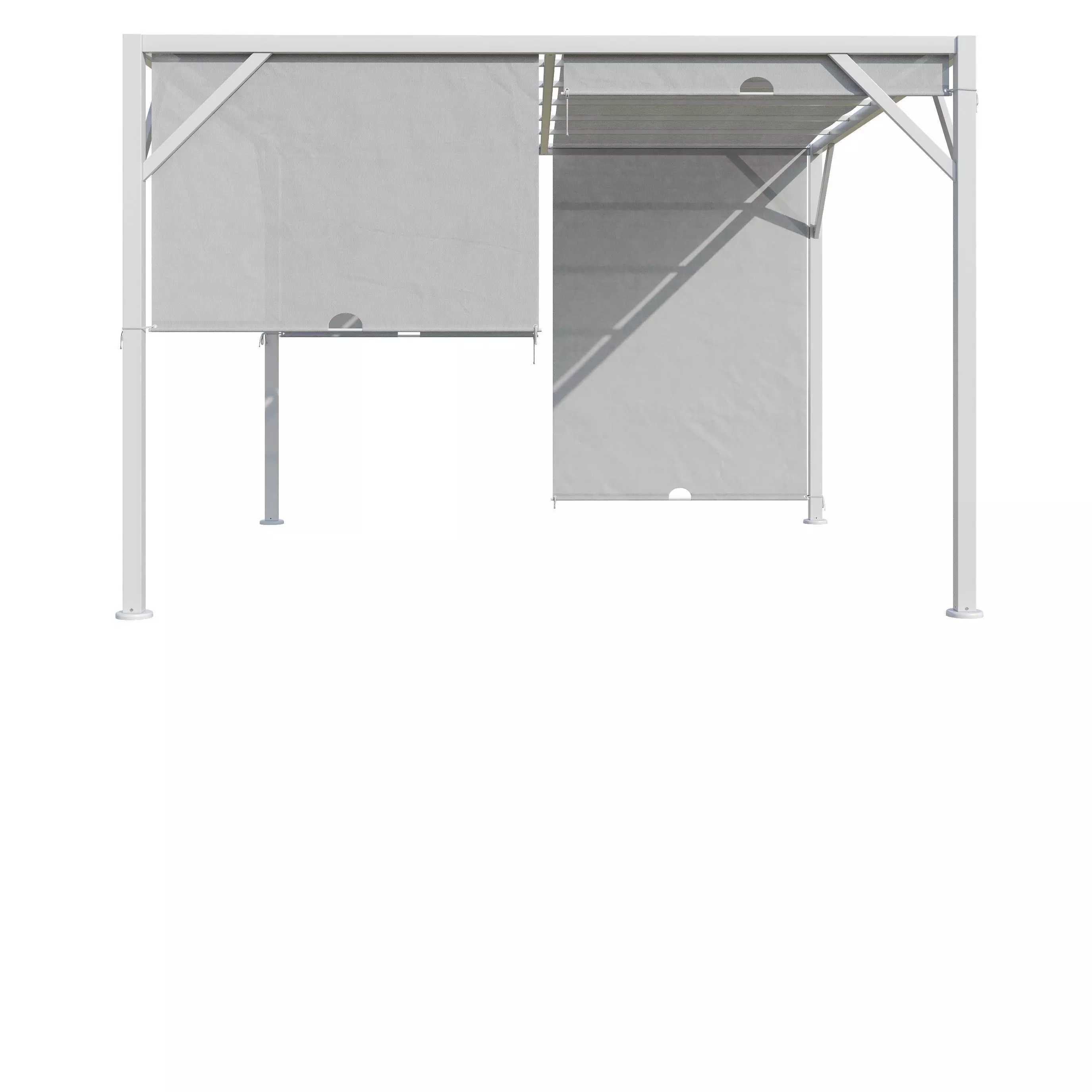 Canopy gazebo gazebo Santorini 3D model_10