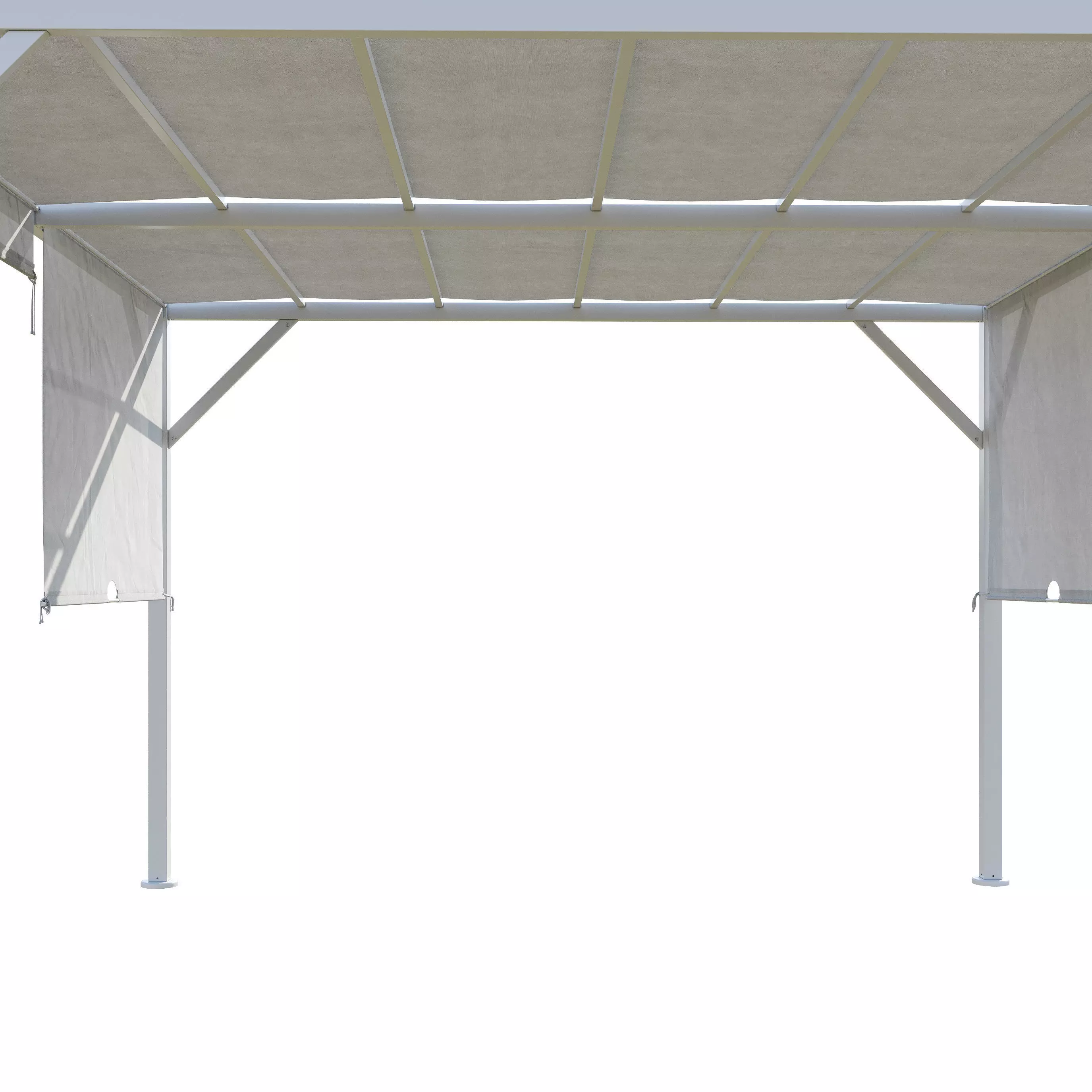 Canopy gazebo gazebo Santorini 3D model_4