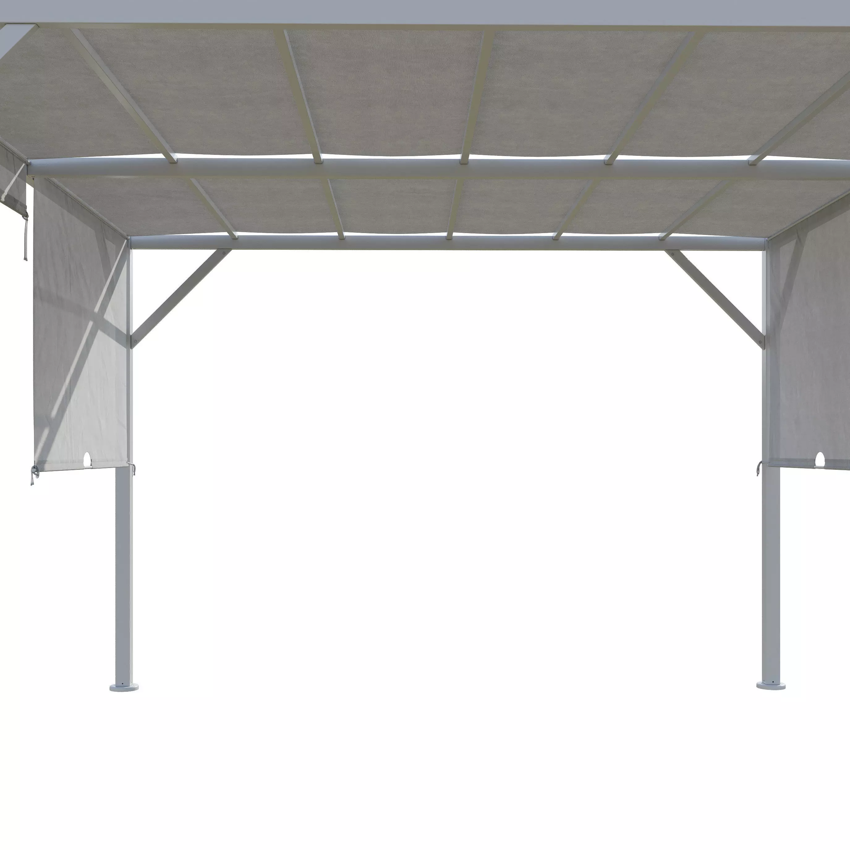 Canopy gazebo gazebo Santorini 3D model_15