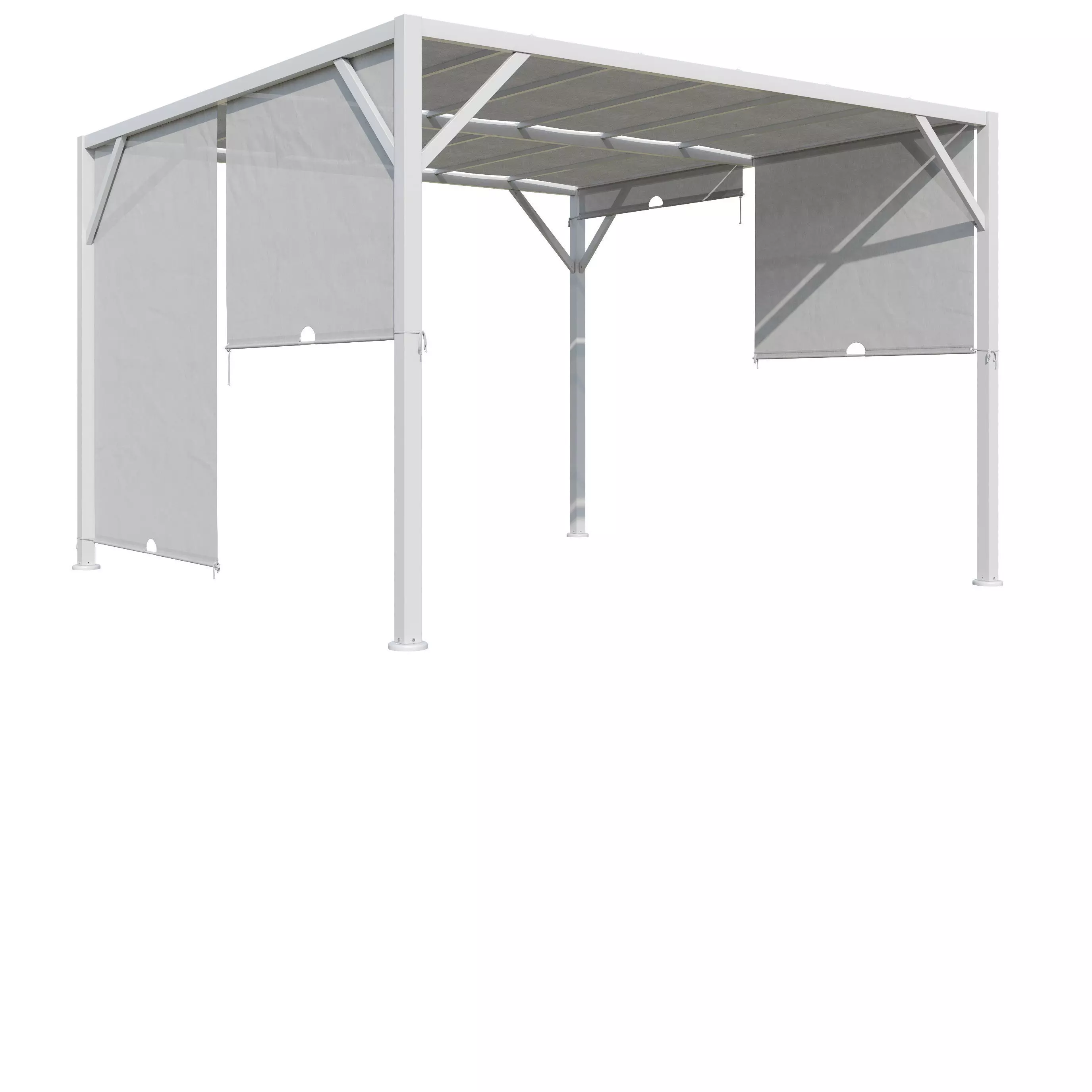Canopy gazebo gazebo Santorini 3D model_11