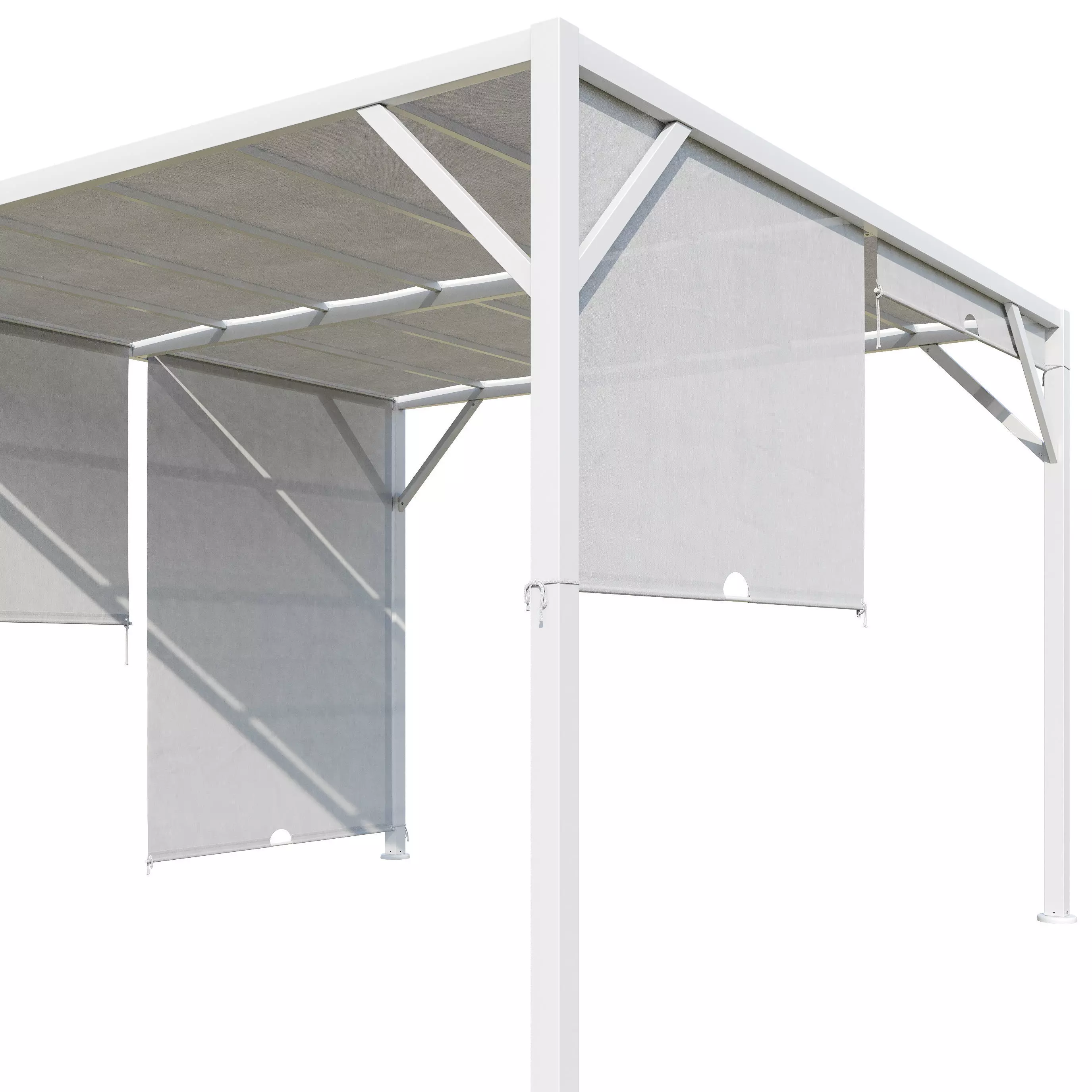 Canopy gazebo gazebo Santorini 3D model_3