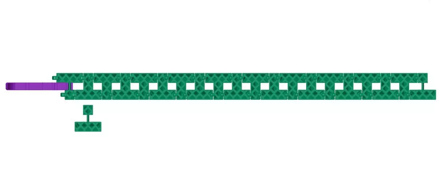 Link Chain Bracelets 3D print model_3