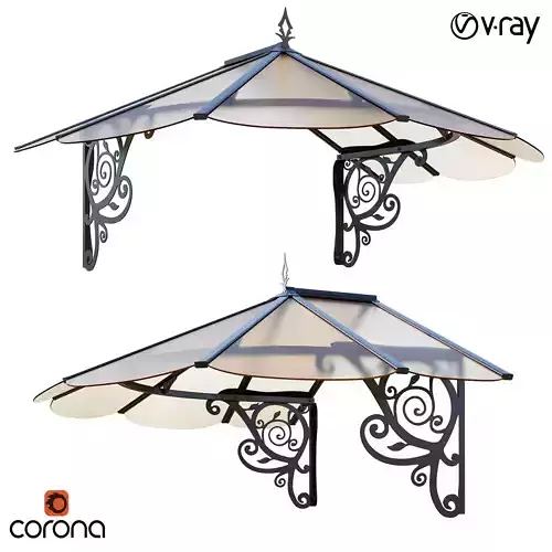 Lily Palram Door Canopy 3D model