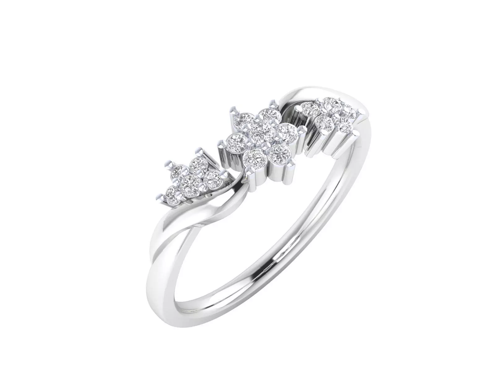  Women Ring Render 3dm STL MTL SLC JCD OBJ FBX Details 3D print model_3