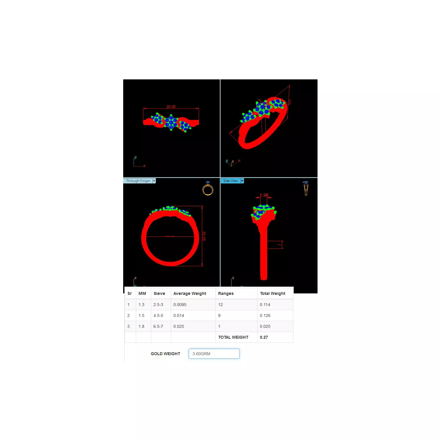  Women Ring Render 3dm STL MTL SLC JCD OBJ FBX Details 3D print model_22