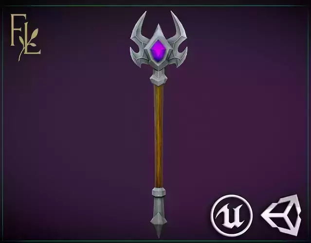 Staff - Game Ready Weapon