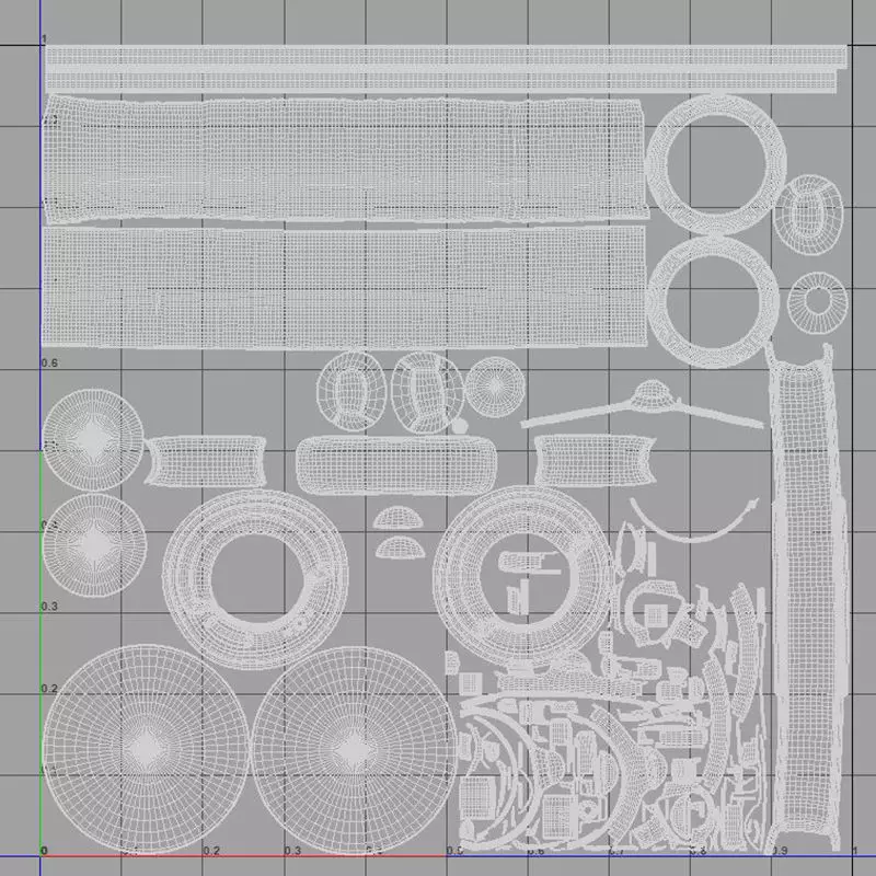 headphones Low-poly 3D model_10