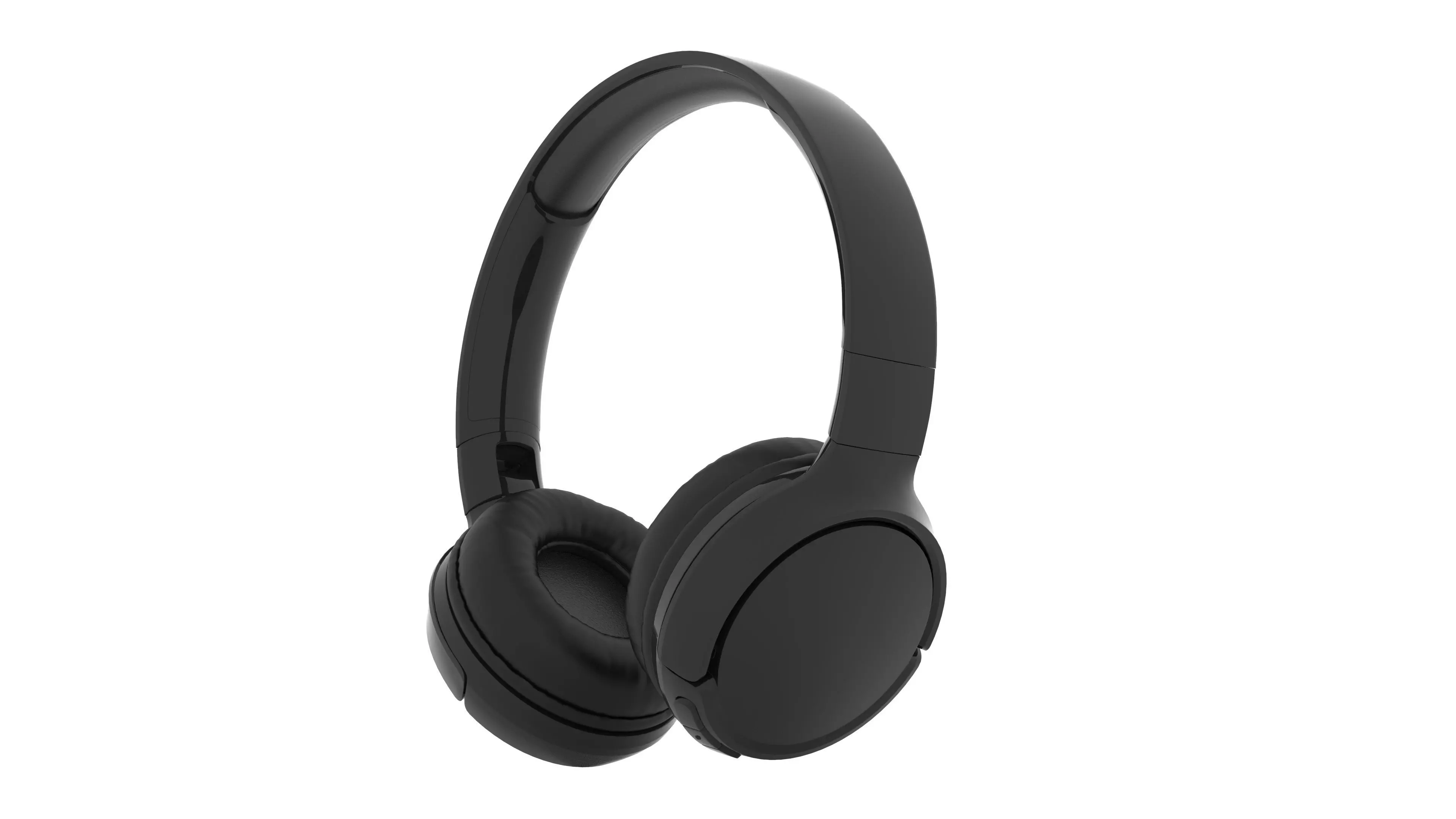 headphones Low-poly 3D model_4