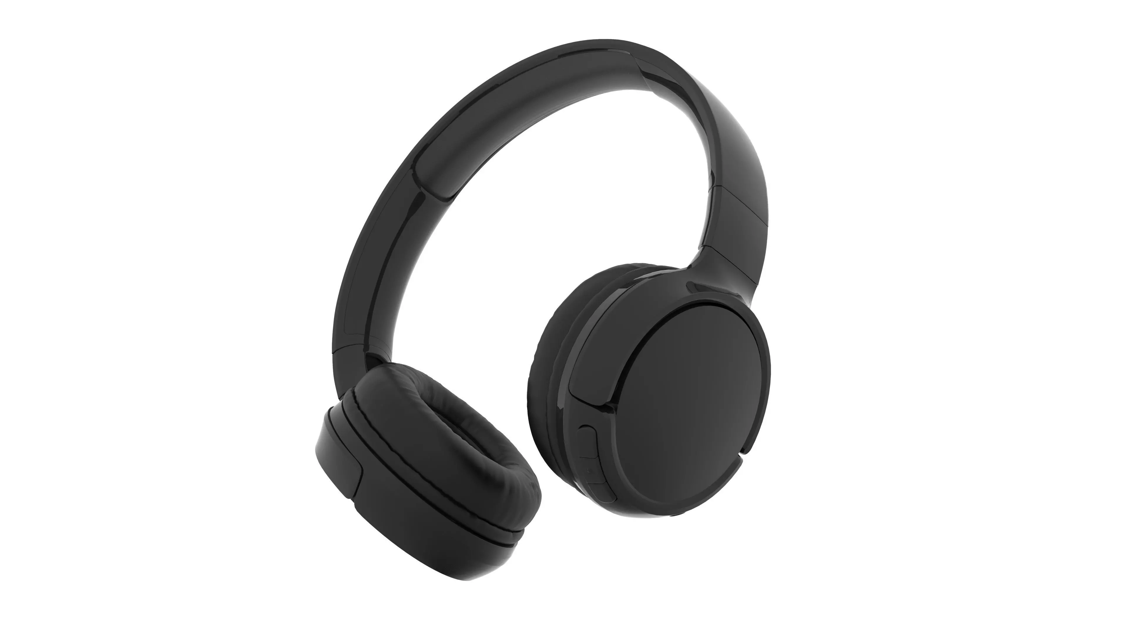 headphones Low-poly 3D model_1