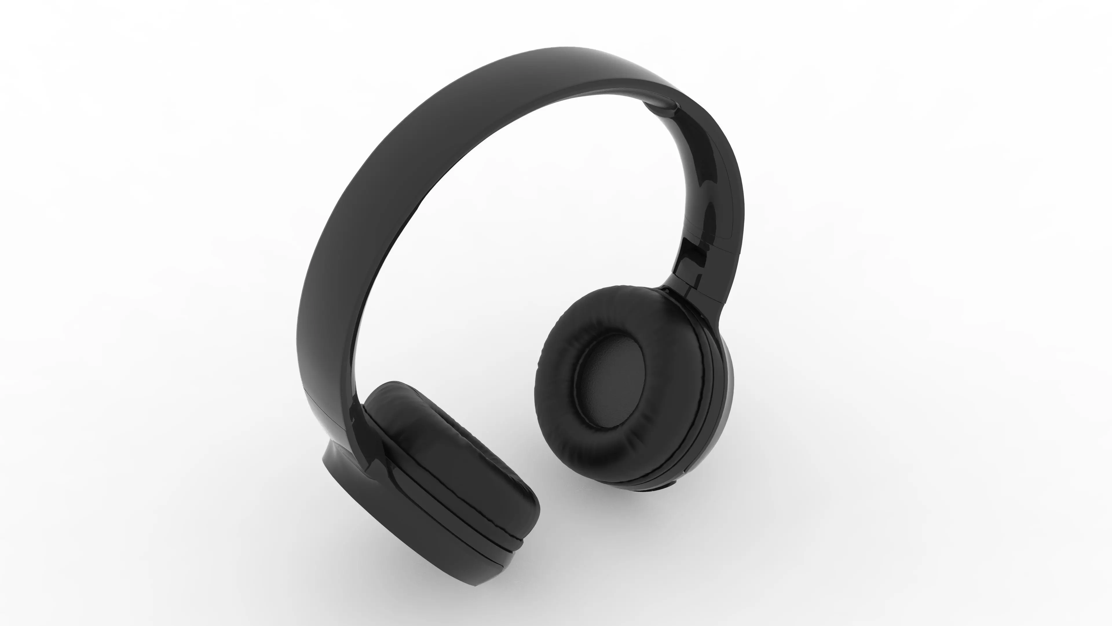 headphones Low-poly 3D model_5