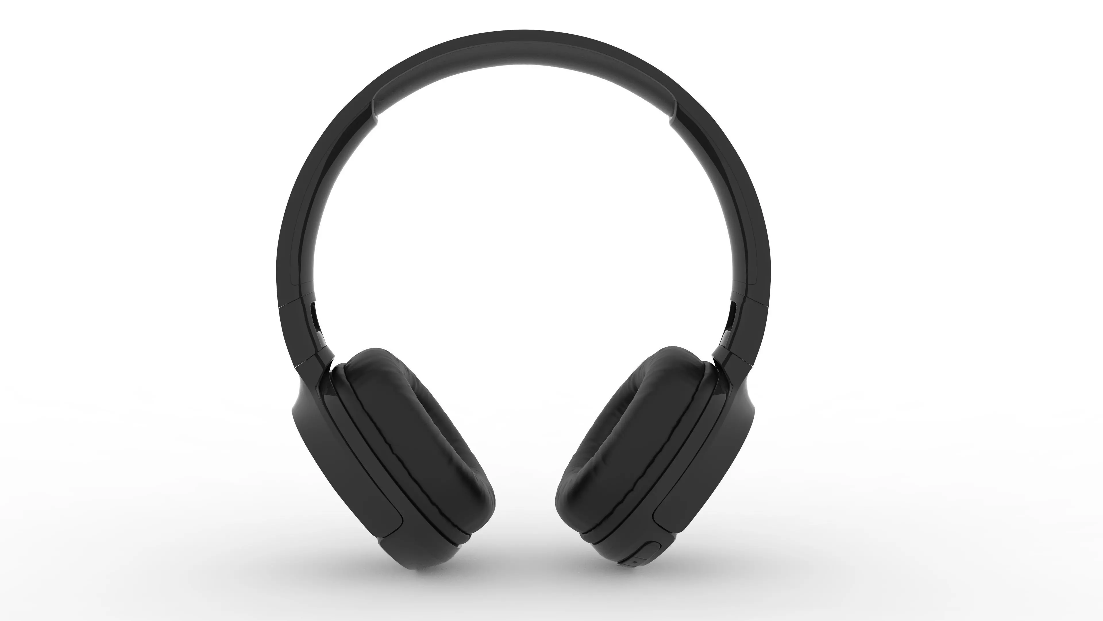headphones Low-poly 3D model_0