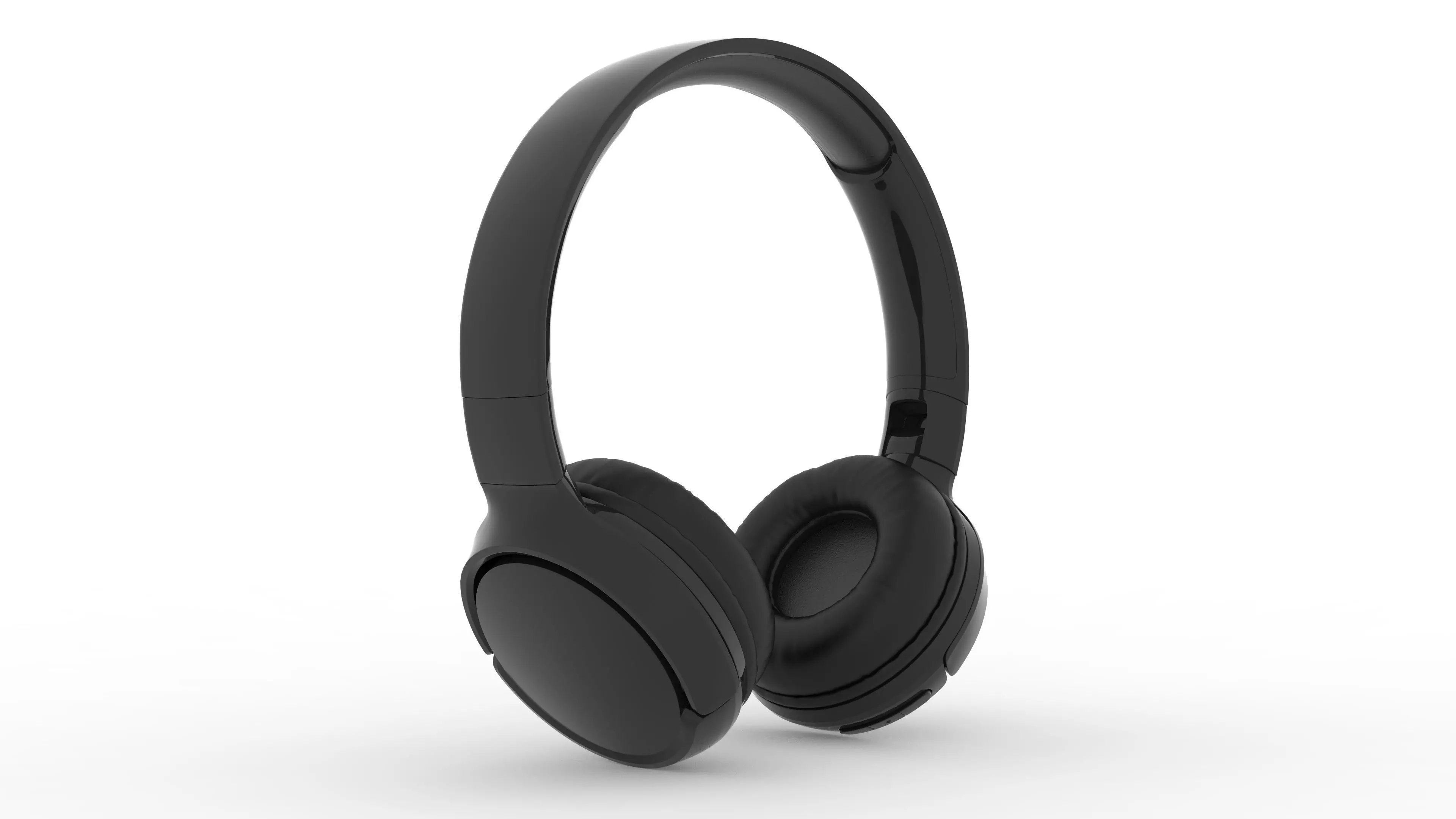 headphones Low-poly 3D model_2