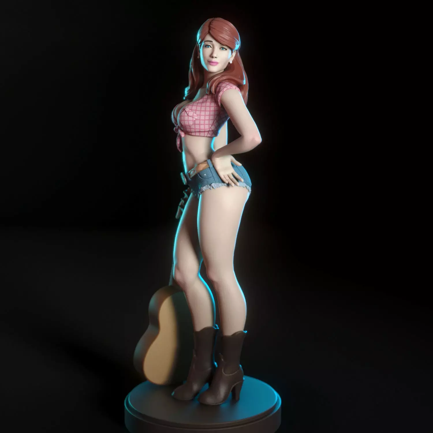 Cheryl Tunt as Cherlene from Archer 3D print model_1