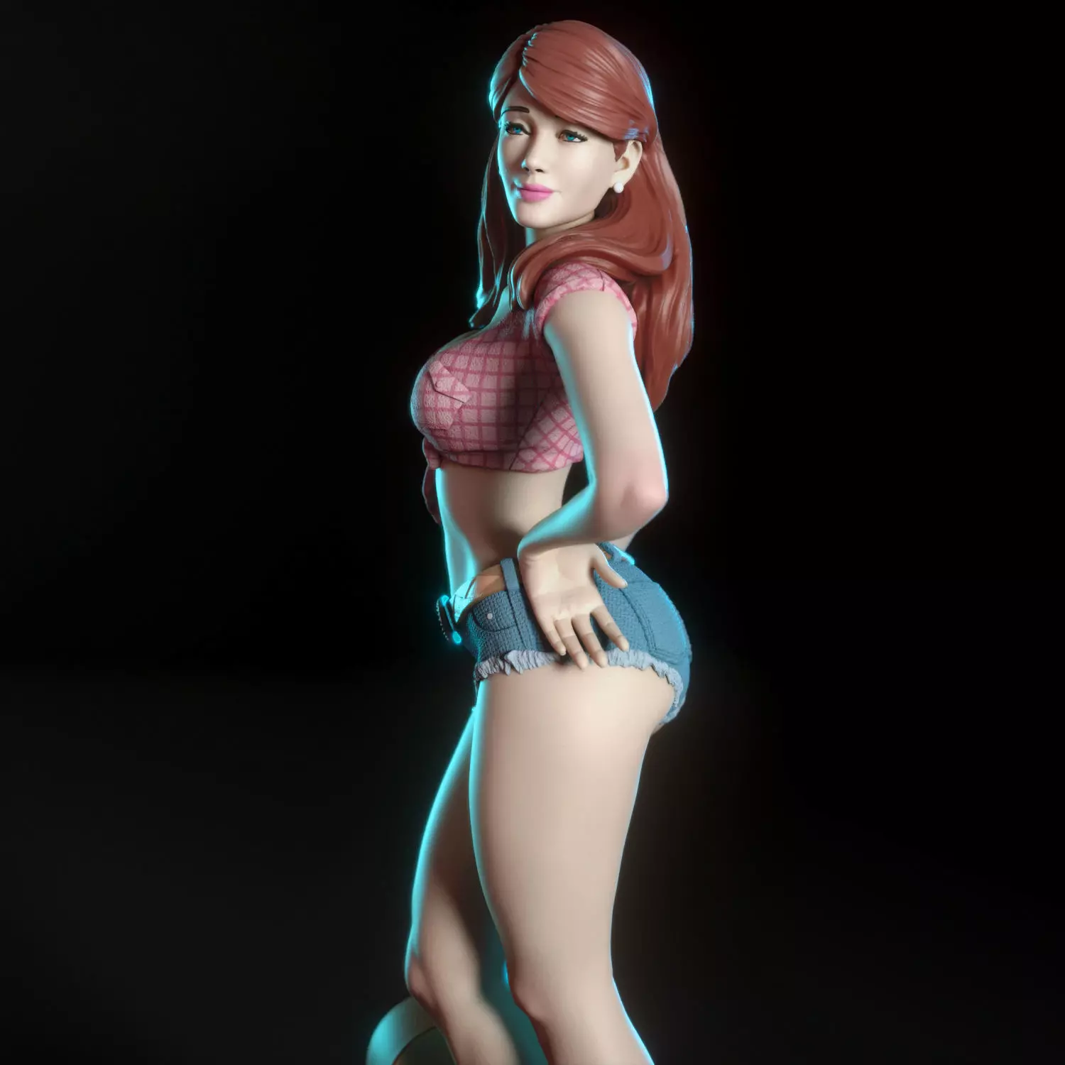 Cheryl Tunt as Cherlene from Archer 3D print model_8